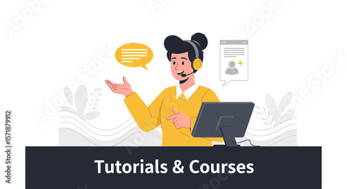 Friendly Online Education Expert Shares Knowledge And Courses Via Internet
