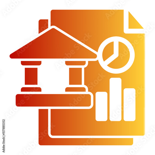 Financial Compliance Icon from Accounting Icon Collection (Solid Gradient Style)