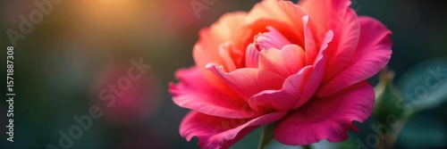Wallpaper Mural Close-up of a vibrant, blooming flower, petals unfurling in soft light, conveying a feeling of romantic love and affection , delicate, spring, affection Torontodigital.ca