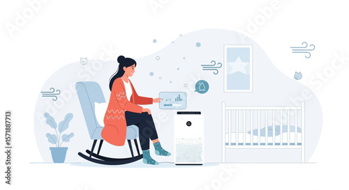 Controlling Air Quality For Baby With Air Purifier Using Digital Tablet