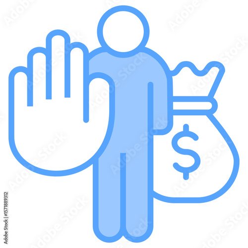 Frugal Living Blue Icon