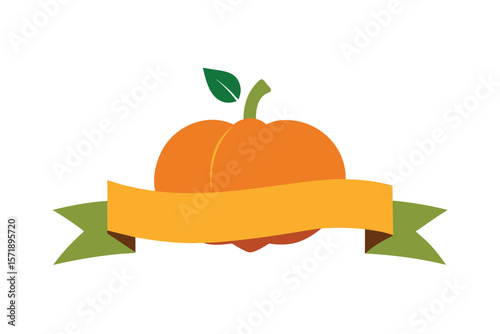Pumpkin And Squash With Rustic Ribbon Below On White