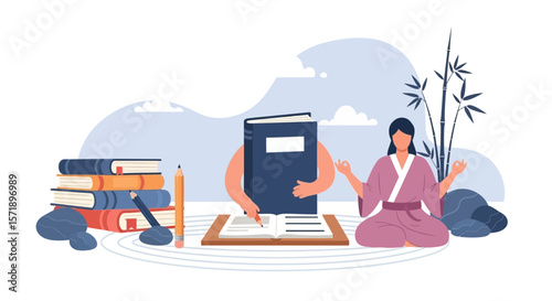 Mindful Study And Writing Retreat With Zen Learning Environment And Peaceful Atmosphere