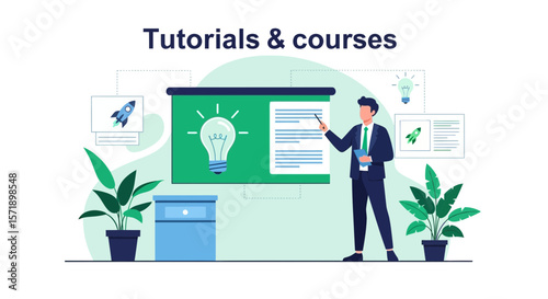 Professional Coaching Presentation For Online Educational Tutorials and Courses