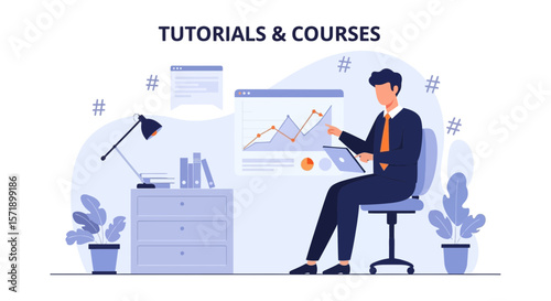 Professional Online Learning Analyzing Data Charts In Business Tutorials Courses