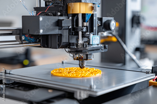 innovative food printer producing customized pasta designs