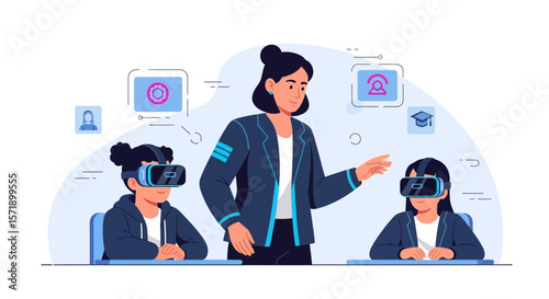 Innovative Virtual Reality Classroom Experience With Dedicated Educator Assistance