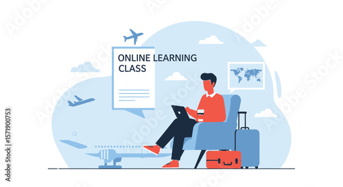 Online Education For Travel Enthusiasts Preparing For Aviation Journey