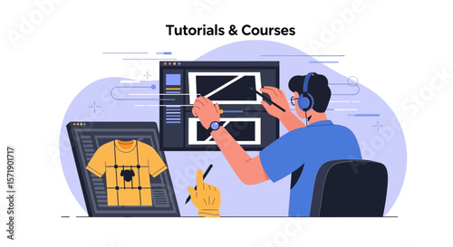 Online Graphic Design Course For T Shirt Mockup Creation And Customization
