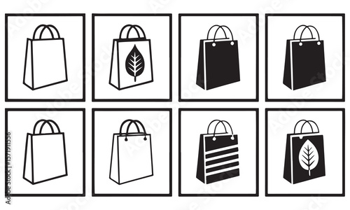 Shopping bags with handles and designs paper bags tote bags