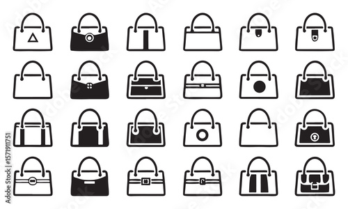 Various handbag designs purse accessory