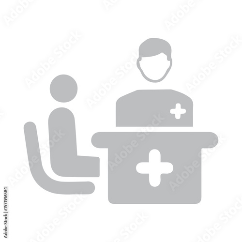 Doctor consultation icon