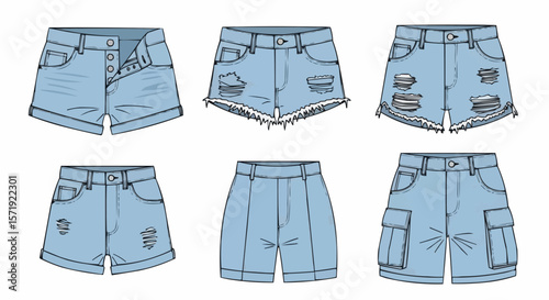blue jeans set