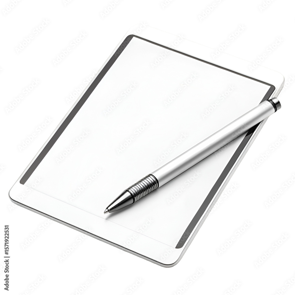 custom made wallpaper toronto digitalnotebook and pen isolated