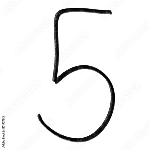 hand drawn unique ugly doodle abjad font numeric