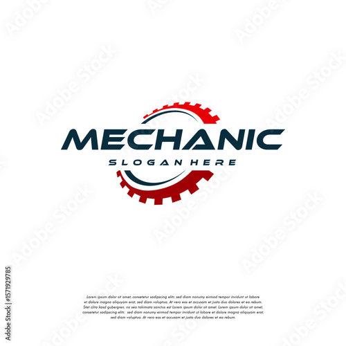 Gear Logo designs Template Vector, Mechanic logo symbol, Logo symbol icon template