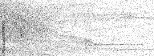 Abstract sandy grain texture. Stipple grit noise background. Distress dust particles overlay. Grunge dotted sand backdrop. Stone specks, speckles, granules print wallpaper. Vector dotwork girt texture