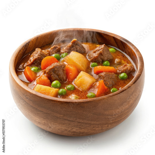 beef stew with vegetables in a bowl