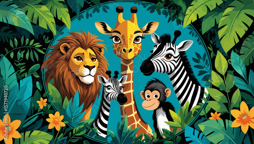 animals in the forest
