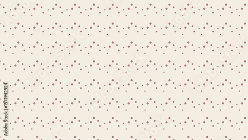 A gentle vector background with horizontal rows of maroon polka dots on a light beige base, perfect for warm and subtle designs.