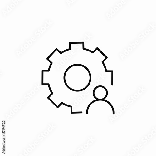 company modification icon sign vector