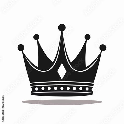 royal crown isolated on white