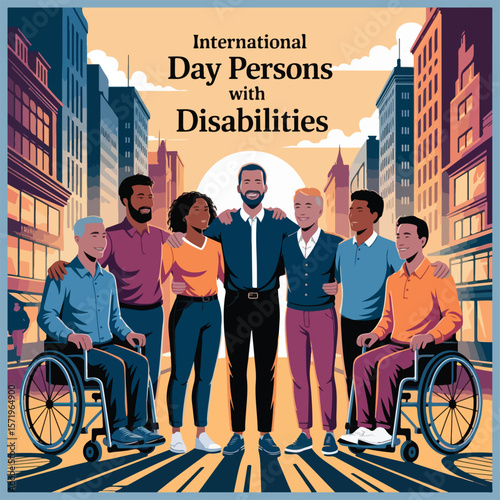 "Celebrate inclusivity and raise awareness for persons with disabilities on International Day of Disabilities."
