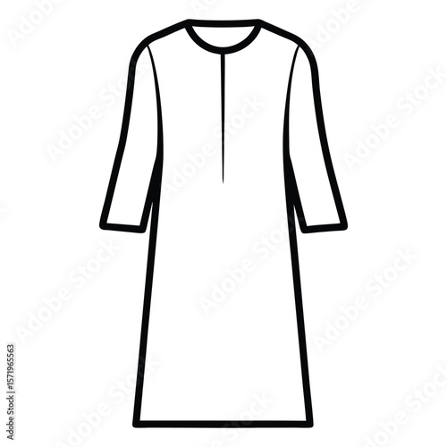 A set hospital gown silhouette sample vector 