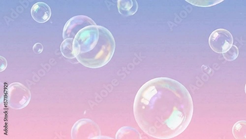bubbles in the air