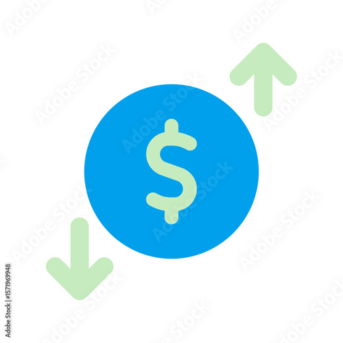 cash flow duo tone icon