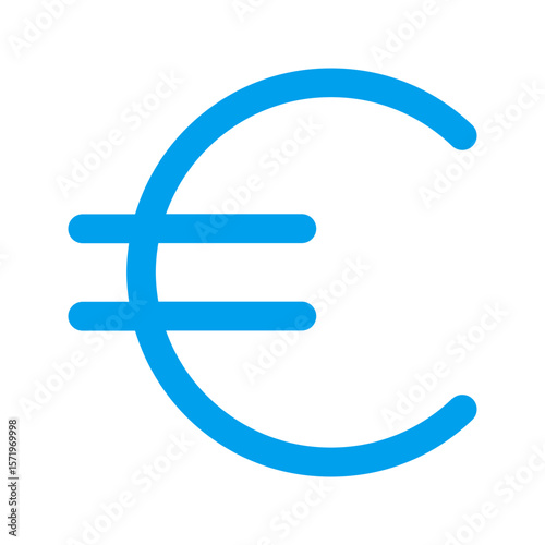 euro duo tone icon