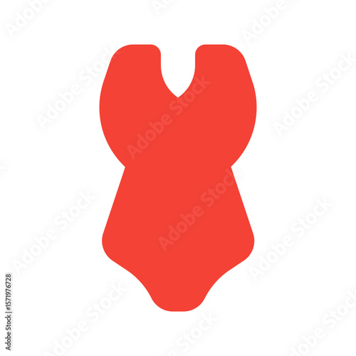 swimming suit flat icon