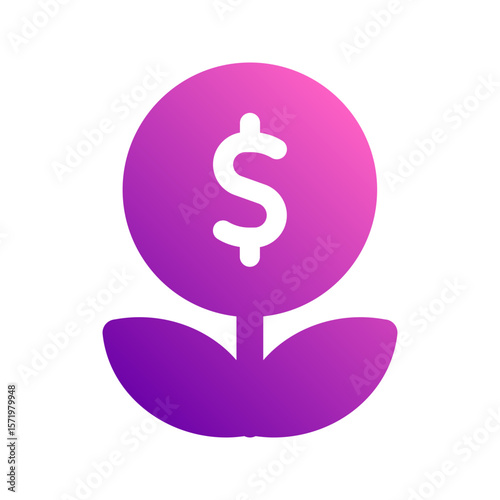 investment gradient icon