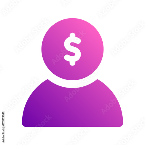 investor gradient icon