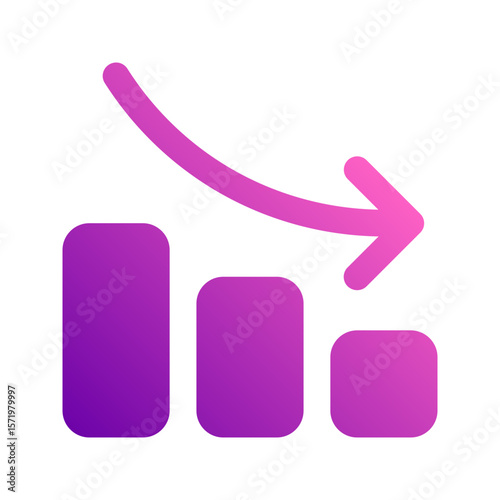 loss gradient icon