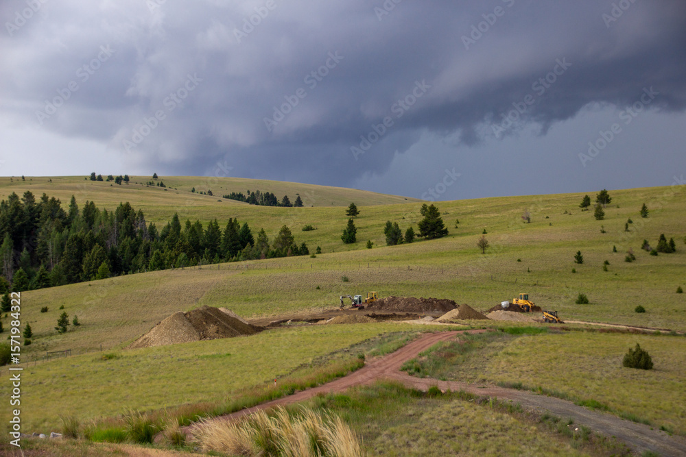 Fototapeta premium Storm Construction