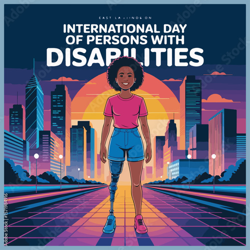 "Celebrate inclusivity and raise awareness for persons with disabilities on International Day of Disabilities."
