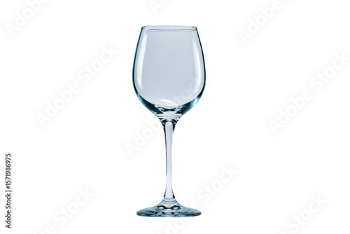 3D Render a glass of wine on a white background