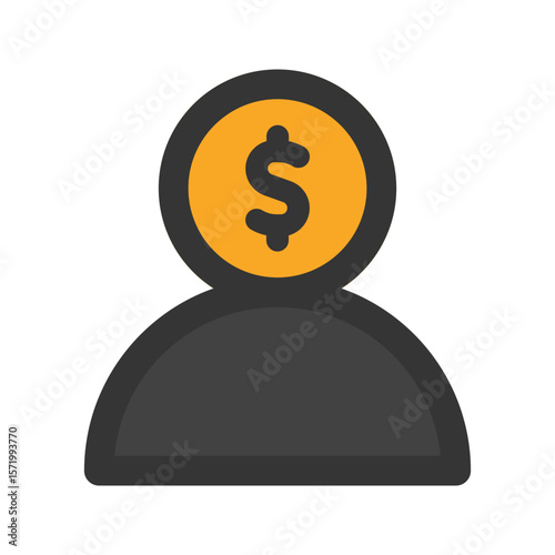 investor outline fill icon
