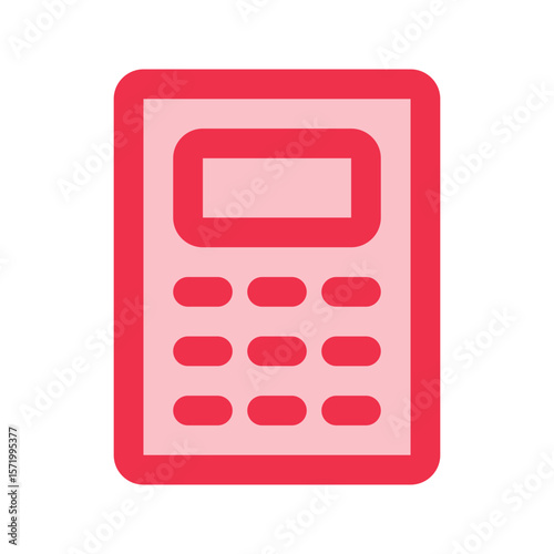 calculator outline fill icon