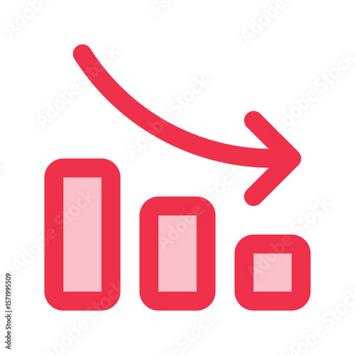 loss outline fill icon