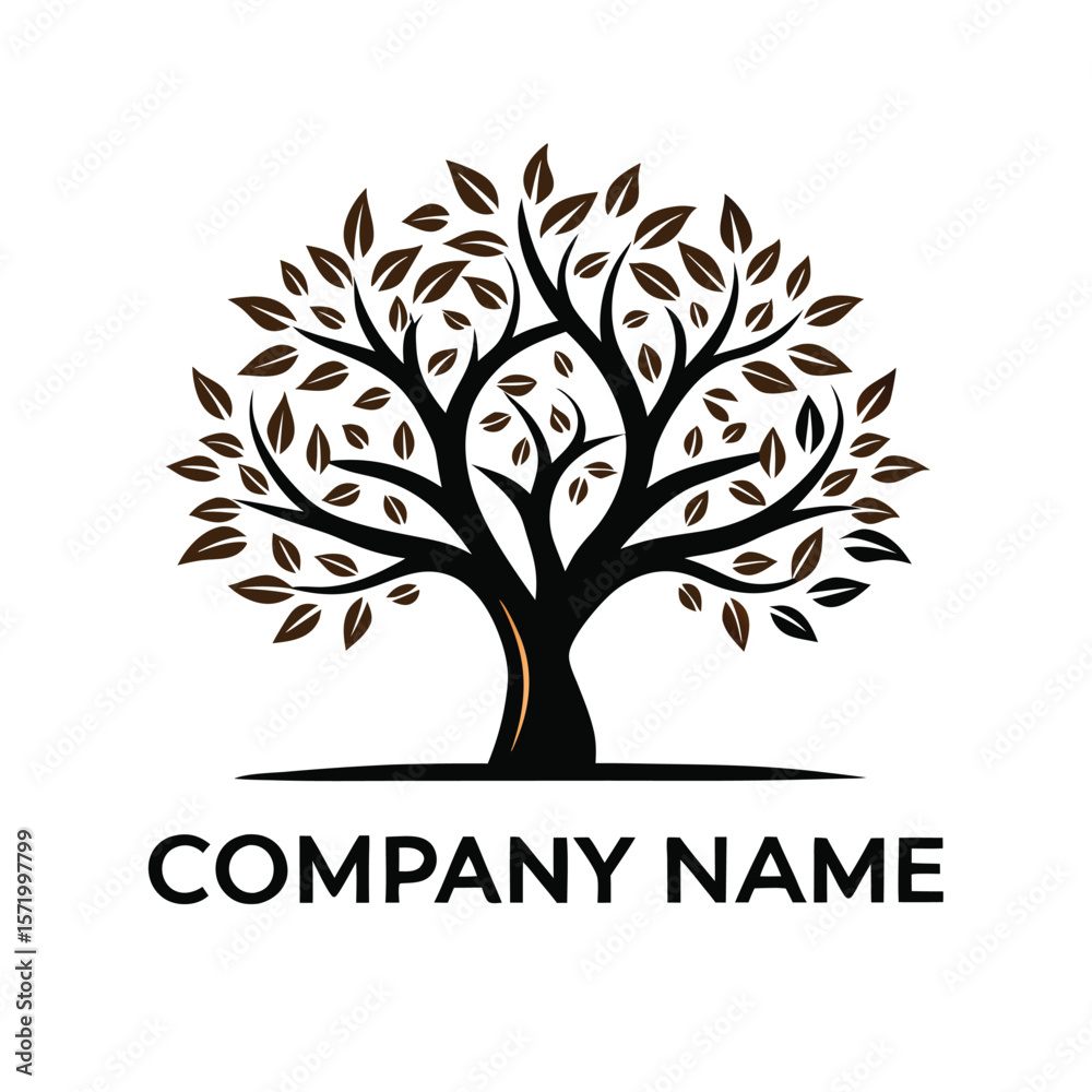 Obraz premium Strong and Nature-Inspired Logo