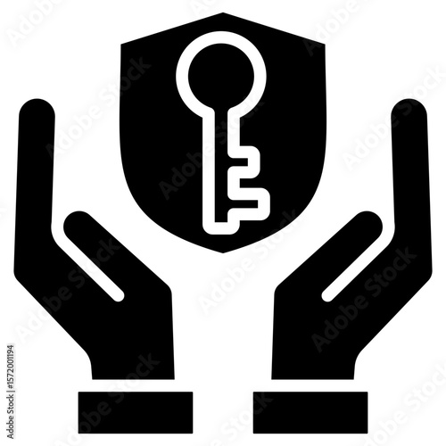 Permission glyph icon