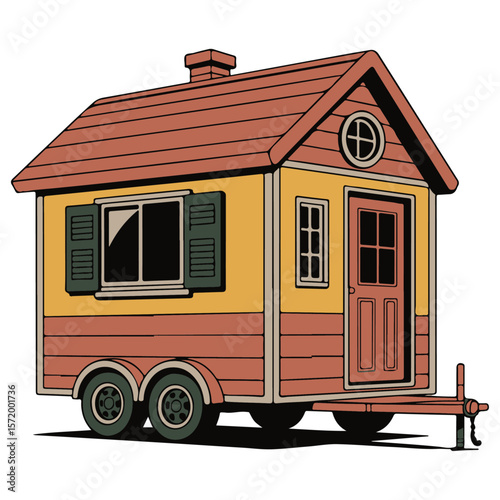 Whimsical Wheels & Wings – Playful Cartoon house Vector Collection