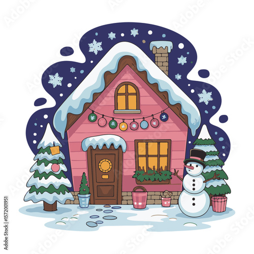 Whimsical Wheels & Wings – Playful Cartoon house Vector Collection