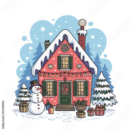 Whimsical Wheels & Wings – Playful Cartoon house Vector Collection