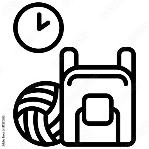 after-school programs  line icon