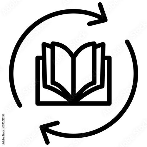 literacy programs  line icon