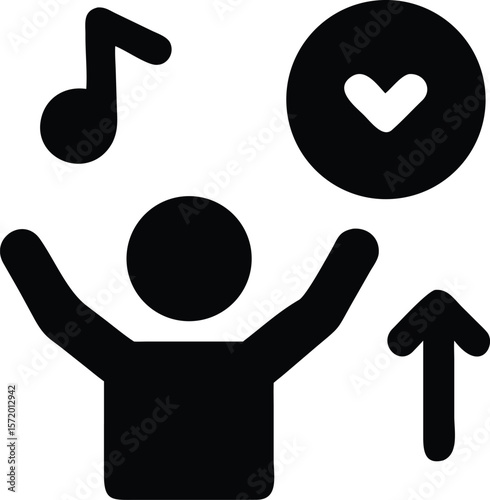 upbeat icon