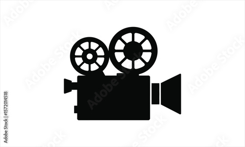 Classic projector silhouette